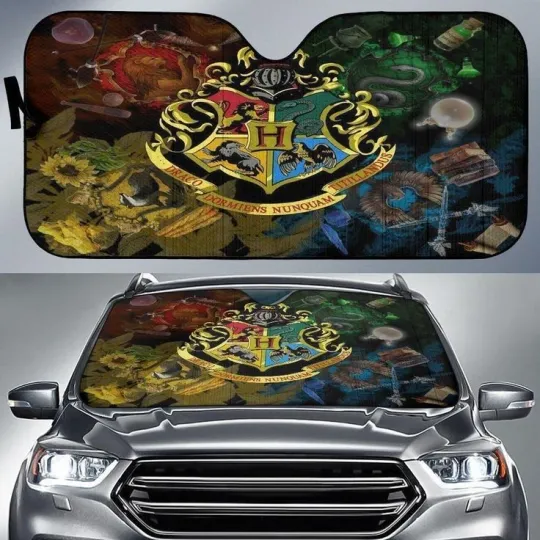 Harry Potter Car Sunshade, Harry Potter Movie Windshield Cover