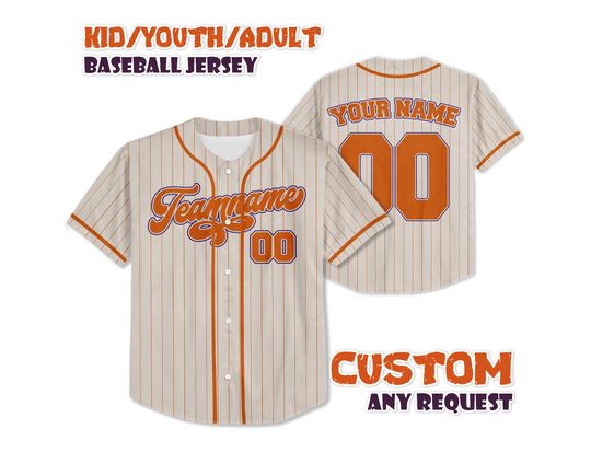 Discover Custom Baseball Jersey, Custom Team Name Number Shirt, Personalized Baseball Jersey For Adult Kid, Jersey Uniform For Baseball Lovers