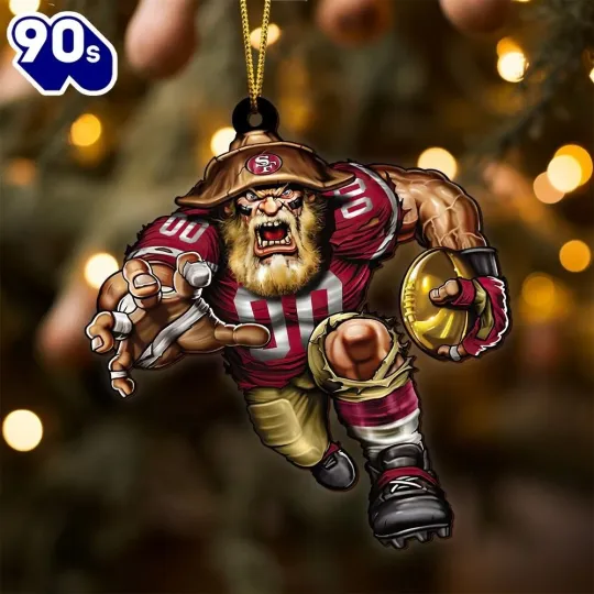 Discover Personalized San Francisco Football Team 49ers Christmas Ornament Gift Decor