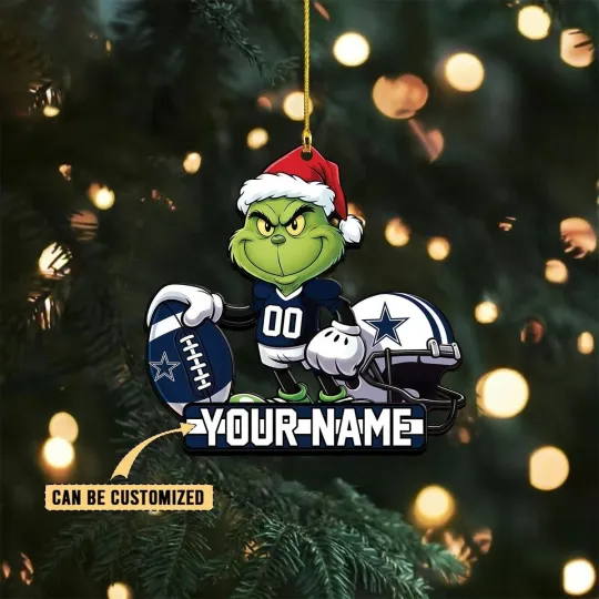 Discover Personalized Dallas Football Team Cowboyss Christmas Ornament Gift Decor