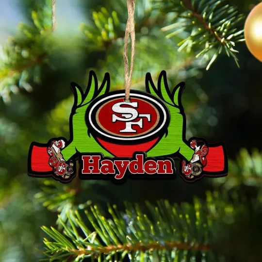 Discover Personalized San Francisco Football Team 49erss Christmas Ornament Gift Decor