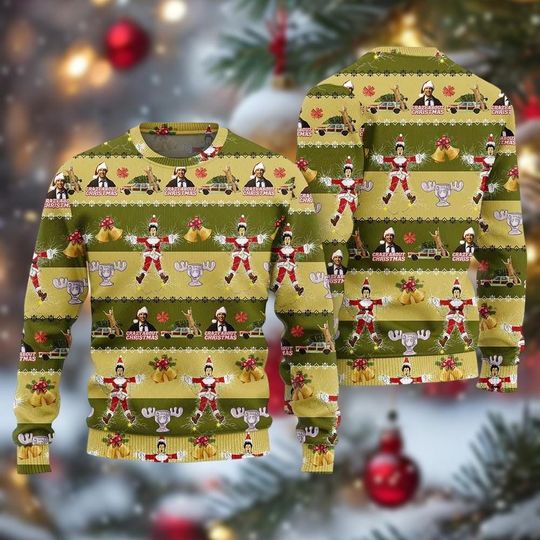National Lampoon's Griswold Christmas Ugly Sweatshirt, Funny Xmas Movie Sweater, Holiday Jumper