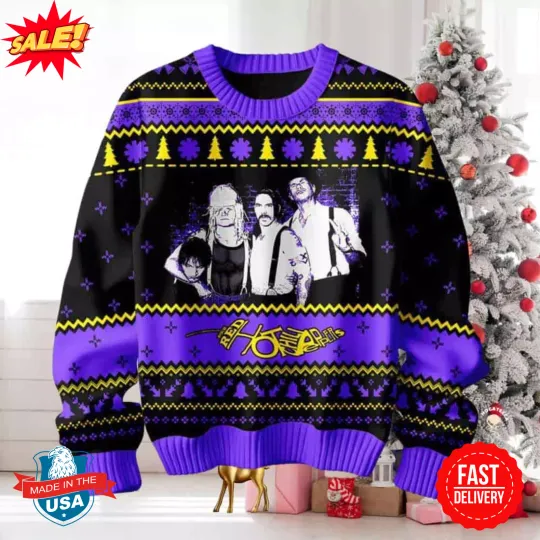 Discover The Red Hot Chili Peppers American Rock Band Formed In Los Angele Ugly Sweater