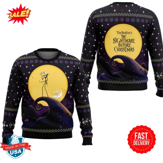 Discover The Nightmare Before Christmas Ugly Christmas Sweater