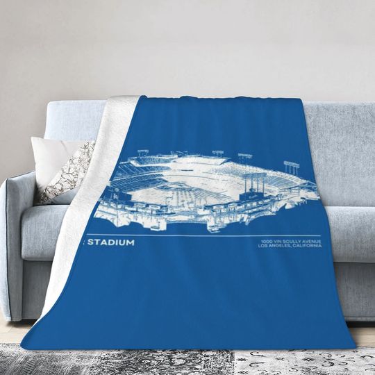 Discover Dodger Stadium An Ultra-Soft Micro Fleece Blanket