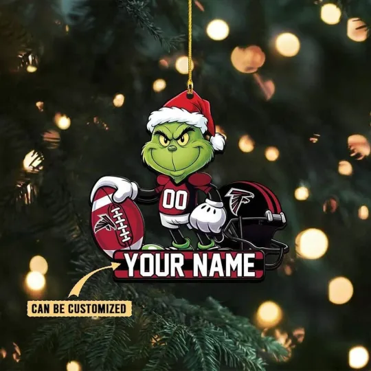 Discover Personalized Atlanta Football Team Falconss Christmas Ornament Gift Decor