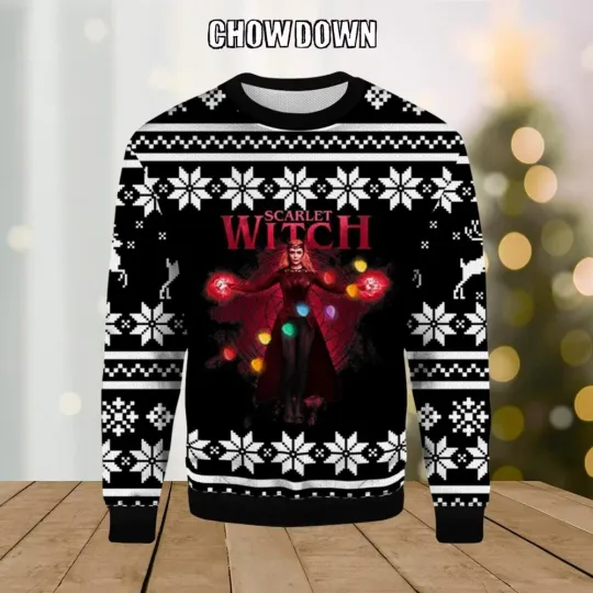 Discover Scarlet Witch Marvel Ugly Christmas Sweater