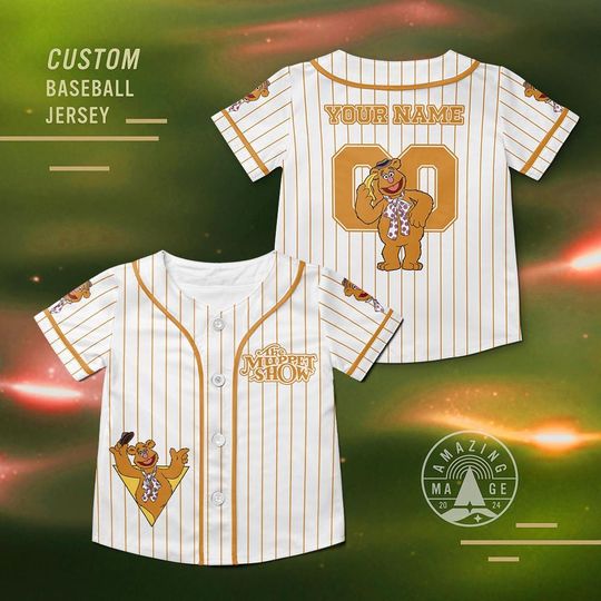 Discover Fozzie Bear The Muppet Baseball Jersey, Disney The Muppet Show Shirt, Fozzie Bear Muppet Show Disney Trip Shirt