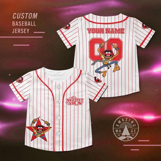 Discover Animal The Muppet Baseball Jersey, Disney The Muppet Show Shirt, The Muppet Show Animal Disney Trip Shirt