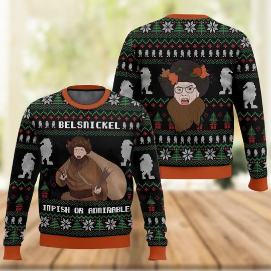 Discover Belsnickel Judges Your Year As Admirable Christmas Sweater, Dw Schrute Shirt, The Office Sweater, Xmas Gift,Merry Christmas Sweater