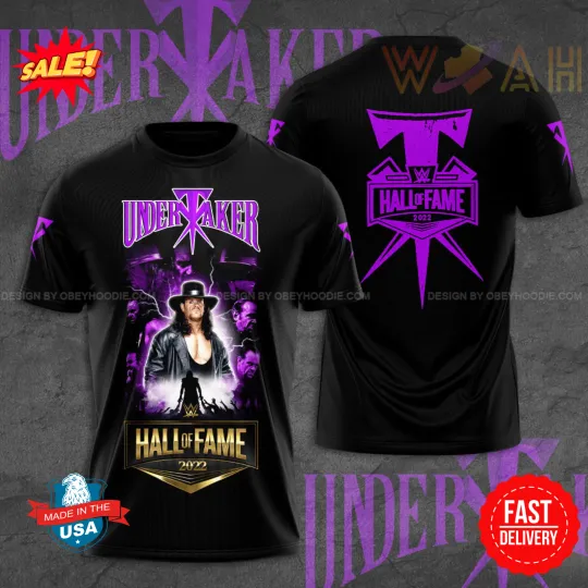 Discover “Hall Of Fame” The Undertake T-Shirt 3D, Gift For Fan