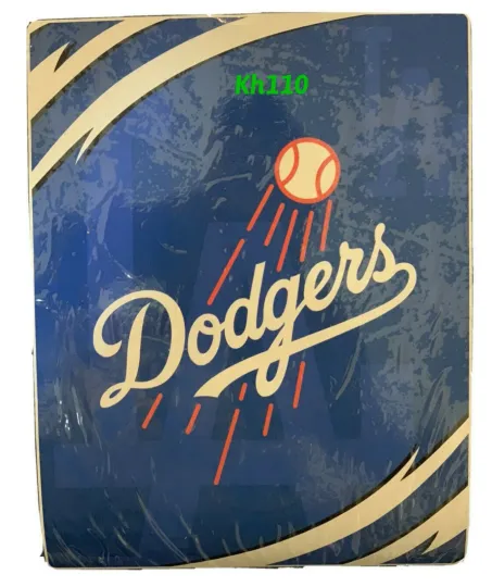 Discover MLB Los Angeles Dodgers Plush Blanket Queen Size 76"x94"