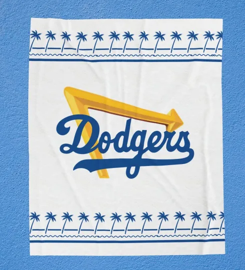 Discover Dodgers x In-N-Out Blanket, dodgers home decor, dodgers blanket, in n out plush