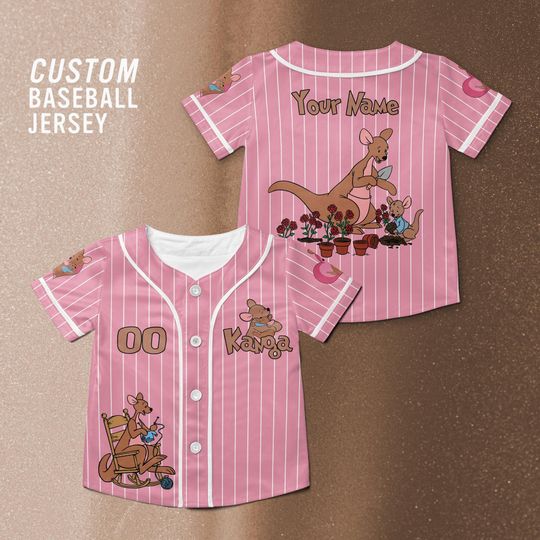 Discover Disney Kanga Winnie Pooh Customized Baseball Jersey, Disney Winnie the Pooh Movie Shirt, Pooh bear Disney Trip Shirt