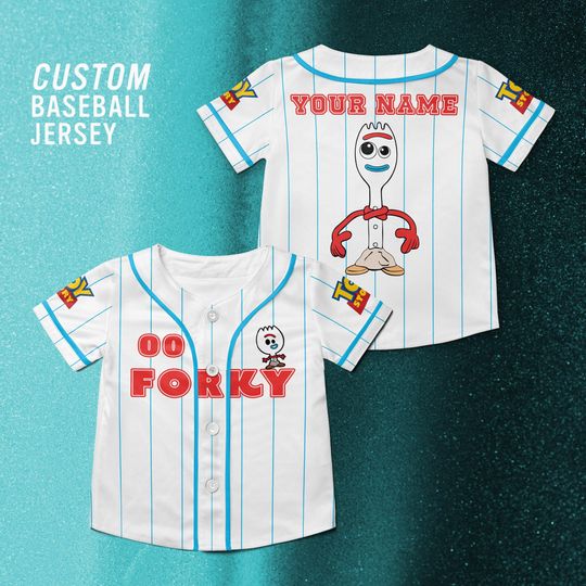 Discover Toy Story Forky Basic Customized Baseball Jersey, Disney Toy Story Movie Shirt, Forky Toy Story Disney Trip Shirt.