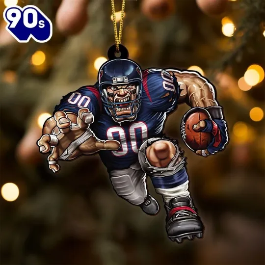 Discover Personalized Houston Football Team Texans Christmas Ornament Gift Decor