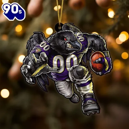 Discover Baltimore Football Team Ravens Christmas Ornament Gift Decor