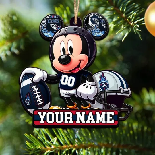Discover Personalized Tennessee Football Team Titans Christmas Ornament Gift Decor