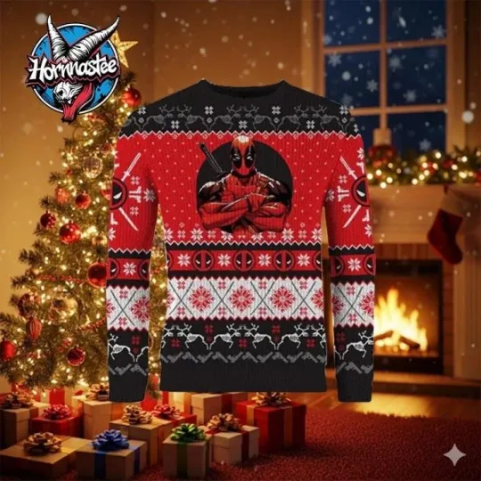 Discover Deadpool Once Upon A Deadpool Marvel Ugly Sweater
