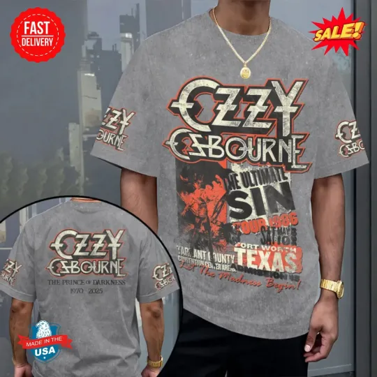 Discover Ozy Osbourne Texas 3D Shirt Special, Gift For Fan