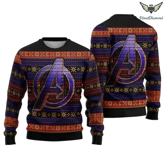 Discover Avengers Ugly Sweater, Avengers End Game Christmas Sweatshirt