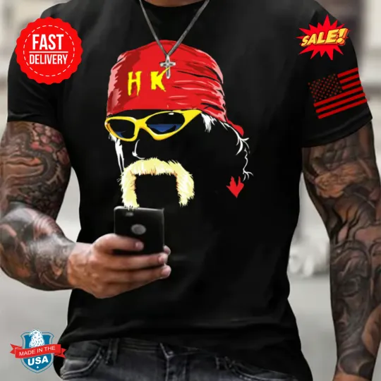 Discover Men's Legendary Wrestler Commemorative Printed 3D T-Shirt, Gift For Fan