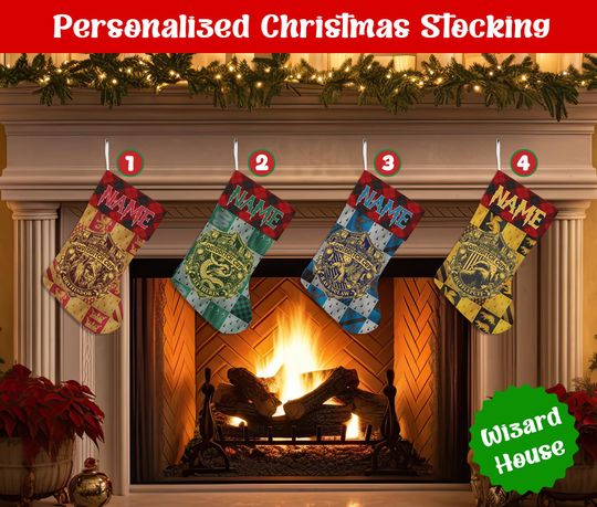 Discover Custom Name Christmas Stockings, Personalized Movie Christmas Stocking, Christmas Stocking, Home Decoration, Xmas Stocking, Christmas Gift