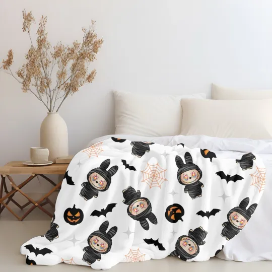 Discover Halloween Monster Plush Throw Blanket | Big Spooky Energy | Secret