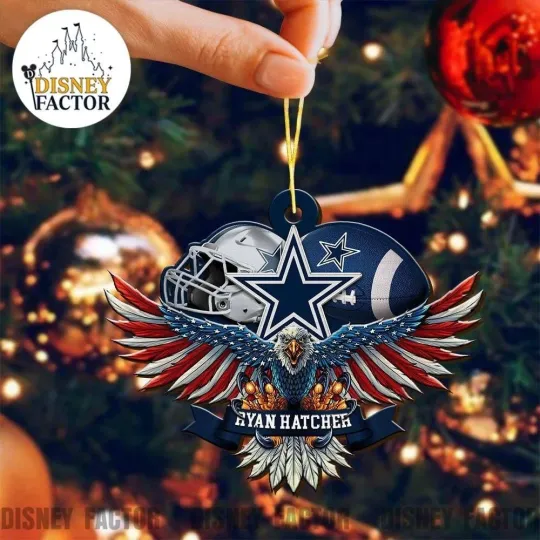 Discover Personalized Dallas Football Team Cowboys Christmas Ornament Gift Decor