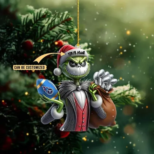 Discover Personalized Tennessee Football Team Titanss Christmas Ornament Gift Decor