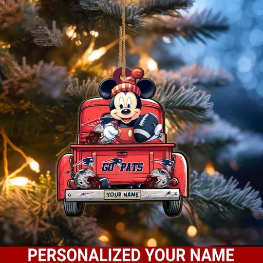 Discover Personalized New England Football Team Patriotss Christmas Ornament Gift Decor