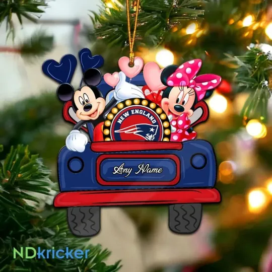 Discover Personalized New England Football Team Patriotss Christmas Ornament Gift Decor