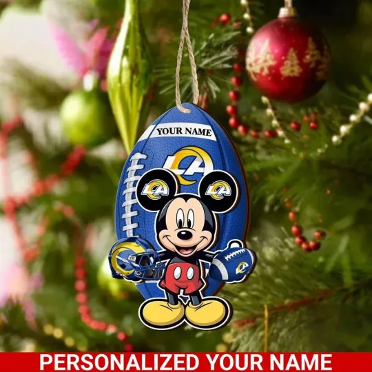 Discover Personalized Los Angeles Football Team Ramss Christmas Ornament Gift Decor