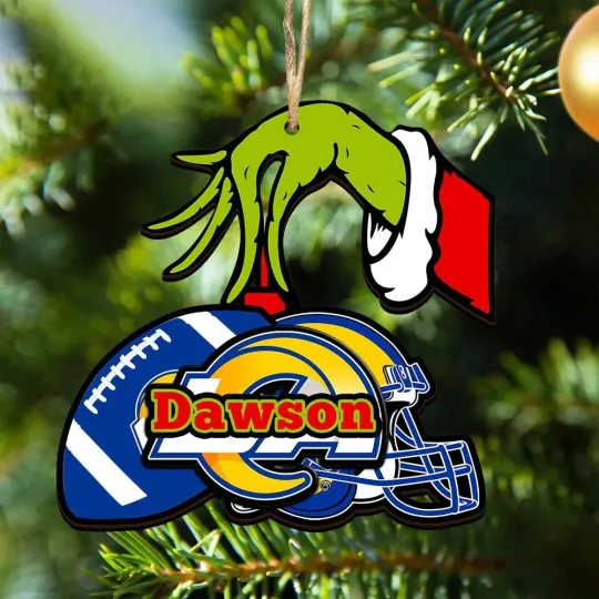Discover Personalized Los Angeles Football Team Ramss Christmas Ornament Gift Decor