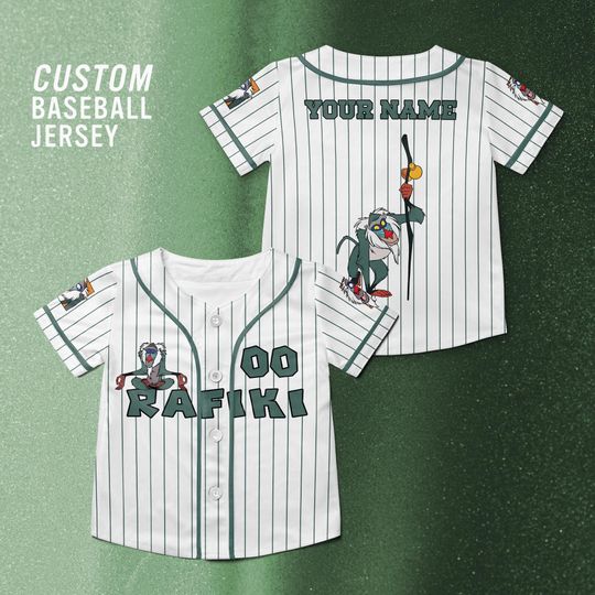 Discover Disney Rafiki The Lion King Custom Baseball Jersey, Disney Lion King Movie Shirt, Hakuna Matata Disney Trip Shirt.