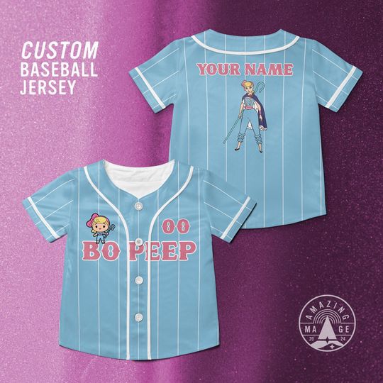 Discover Toy Story Bo Peep Customized Baseball Jersey, Disney Toy Story Movie Shirt, Bo Peep Toy Story Disney Trip Shirt.