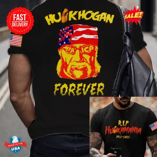 Discover Men's Remembering Hulk Hogan Short-sleeved  3D T-shirt, Gift For Fan