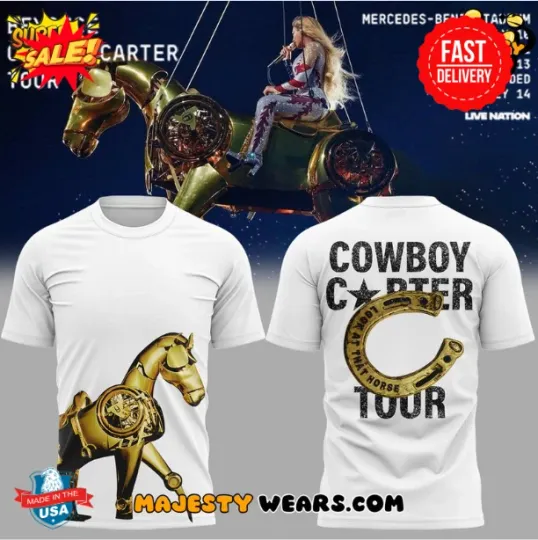 Discover “COWBOY CARTER” Tour Beyonce Limited Edition 2025 3D T-Shirt, Gift For Fan