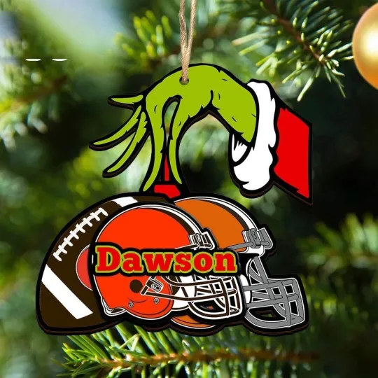 Discover Personalized Cleveland Football Team Brownss Christmas Ornament Gift Decor