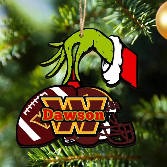 Discover Personalized Washington Football Team Commanderss Christmas Ornament Gift Decor