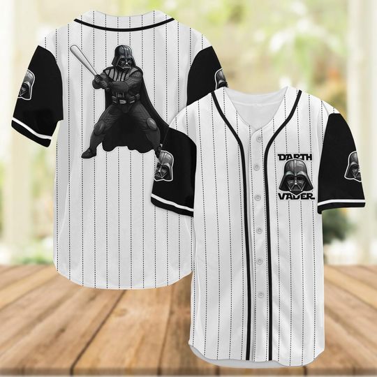 Discover Darth Vader Baseball Jersey, Star Wars Character Shirt, Disney Baseball Jersey, Darth Vader Shirt, Movie Baseball Team, Baseball Gifts