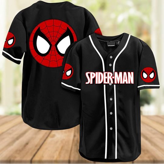 Discover Disney Amazing Spider Man Baseball Jersey, Spiderman Kids Youth Adult Disney Baseball Jersey, Gift For Disney Fans, Spiderman Gifts