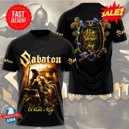 Discover Sabaton 3D Shirt Gift For Fans, Gift For Fan