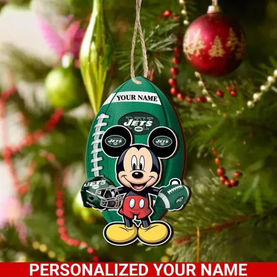 Discover Personalized New York Football Team NY Jetss Christmas Ornament Gift Decor