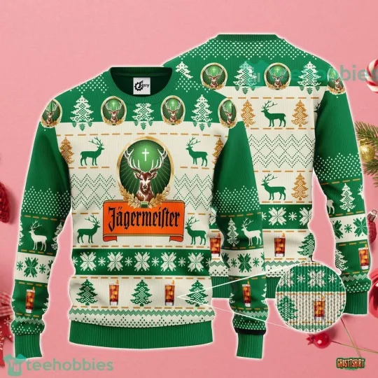 Discover Jagermeister Ugly Christmas Sweater Funny Holiday Gift