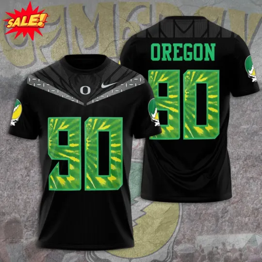Discover 2025 Oregon Duck Footbal x Grateful Dad 3D Shirt S-5XL