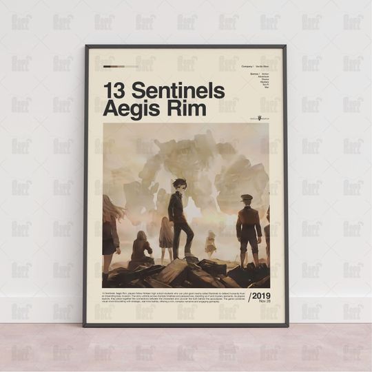 Discover 13 Sentinels Aegis Rim Poster, Gaming Room Poster, Gaming Wall Poster, Gaming Print Poster,Game Gift,Video Games Poster,Gaming