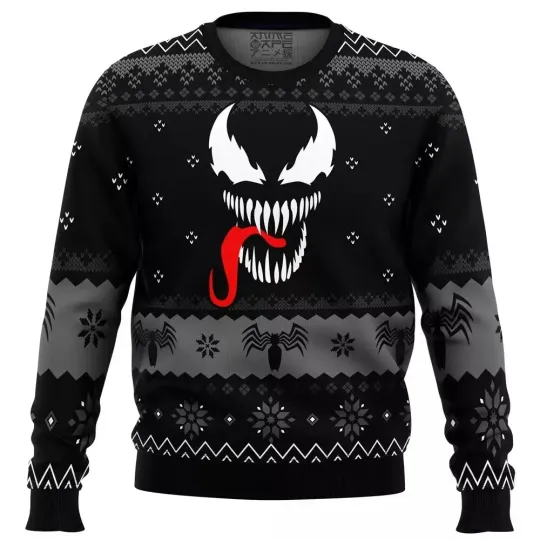 BG Christmas Venom Ugly Sweater Spooky Holiday Style