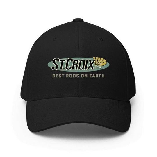 Discover St. Croix Rod Logo Printed Baseball Cap Adjustable