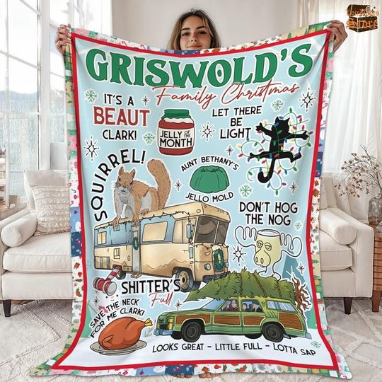 Discover Griswold's Family Christmas Blanket, National Lampoon's Christmas Vacation